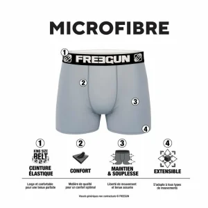 FREEGUN Lot De 4 Boxers Homme Street Art REMISE allant 10