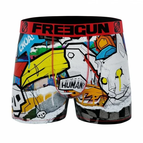 FREEGUN Lot De 4 Boxers Homme Street Art REMISE allant 4