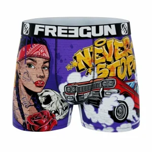 FREEGUN Lot De 4 Boxers Homme Street Art REMISE allant 16