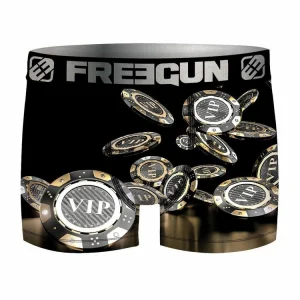 FREEGUN Lot De 4 Boxers Homme American Games US Meilleur Prix 12