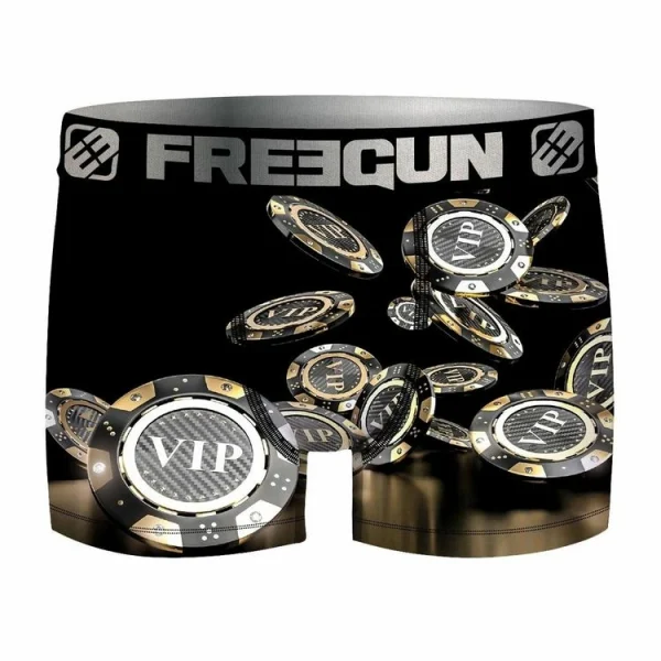 FREEGUN Lot De 4 Boxers Homme American Games US Meilleur Prix 4