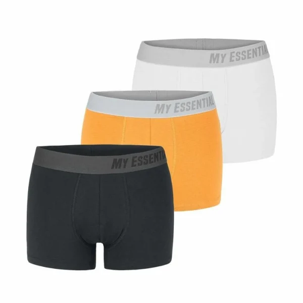 MY ESSENTIAL Lot De 3 Boxers Homme En Coton Bio Uni Gots Acheter 1