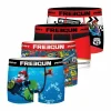 mode pas chere FREEGUN Lot De 4 Boxers Homme Mario Kart Water 20