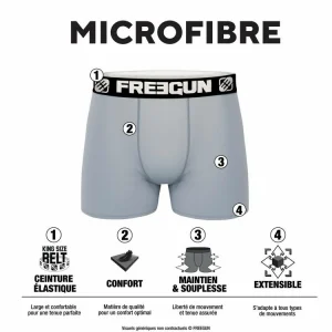 mode pas chere FREEGUN Lot De 4 Boxers Homme Mario Kart Water 10