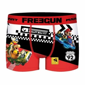 mode pas chere FREEGUN Lot De 4 Boxers Homme Mario Kart Water 12