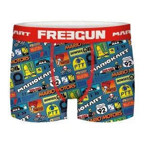 mode pas chere FREEGUN Lot De 4 Boxers Homme Mario Kart Water 16