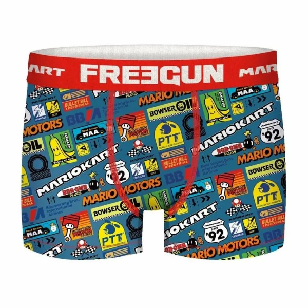 mode pas chere FREEGUN Lot De 4 Boxers Homme Mario Kart Water 6