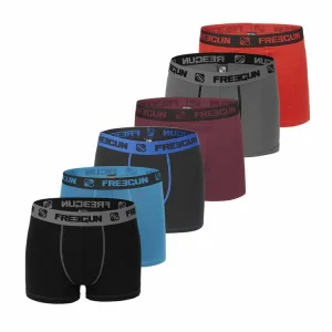 acheter en ligne FREEGUN Pack Surprise De 6 Boxers Coton Homme 8