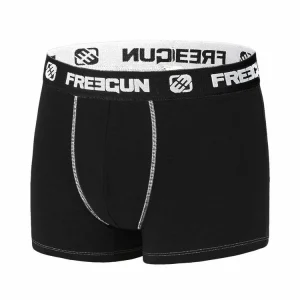 FREEGUN Lot De 3 Boxers Homme Coton Noir garantis authentique 10