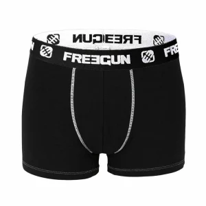 FREEGUN Lot De 3 Boxers Homme Coton Noir garantis authentique 12