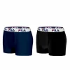 FILA Lot 2 Boxers Marine/noir Homme Fila mode pas chere 11