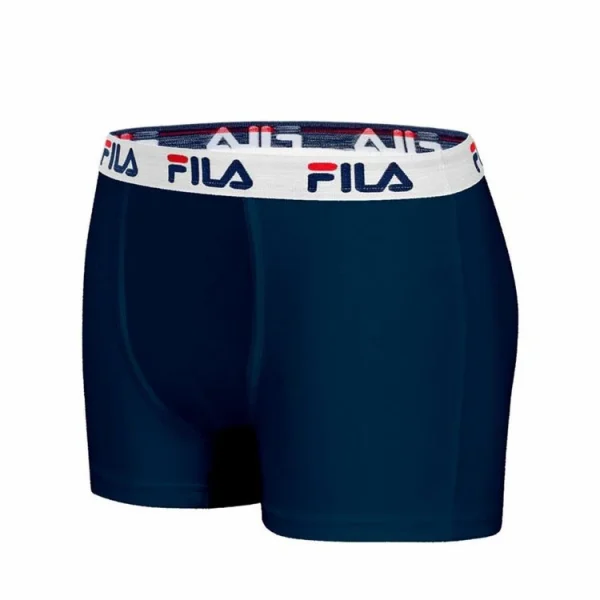 FILA Lot 2 Boxers Marine/noir Homme Fila mode pas chere 3