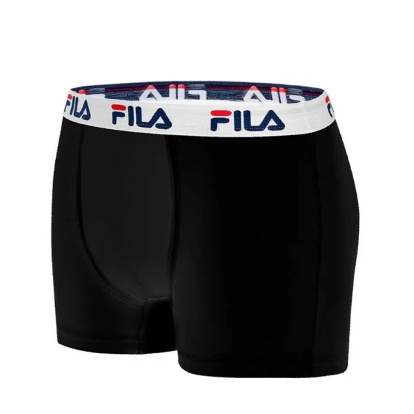 FILA Lot 2 Boxers Marine/noir Homme Fila mode pas chere 4