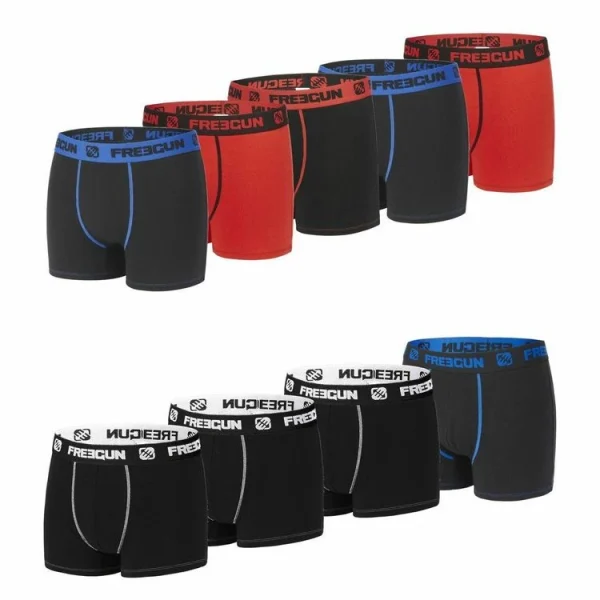 FREEGUN Lot De 9 Boxers Homme En Coton acheter 1