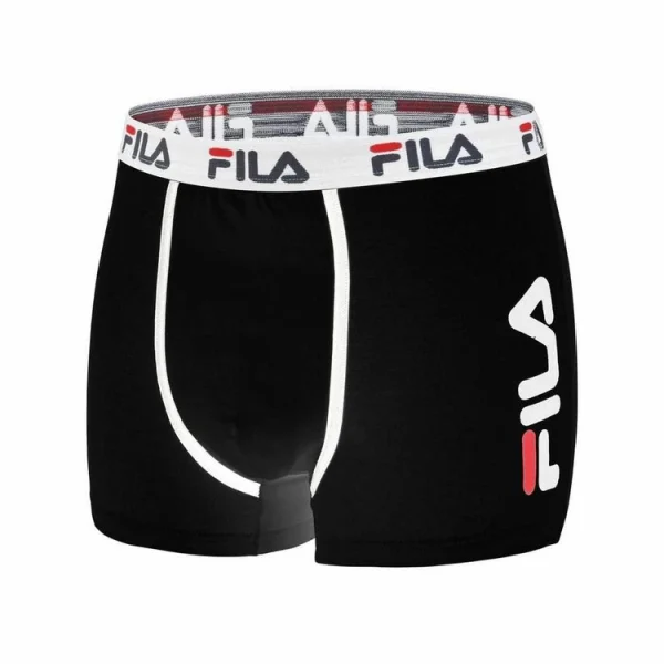 mode tendance FILA Lot De 4 Boxers Coton Homme FU5040 Uni 4