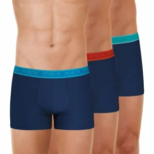 Top ventes Athena Lot De 3 Boxers Homme Easy Bio 16