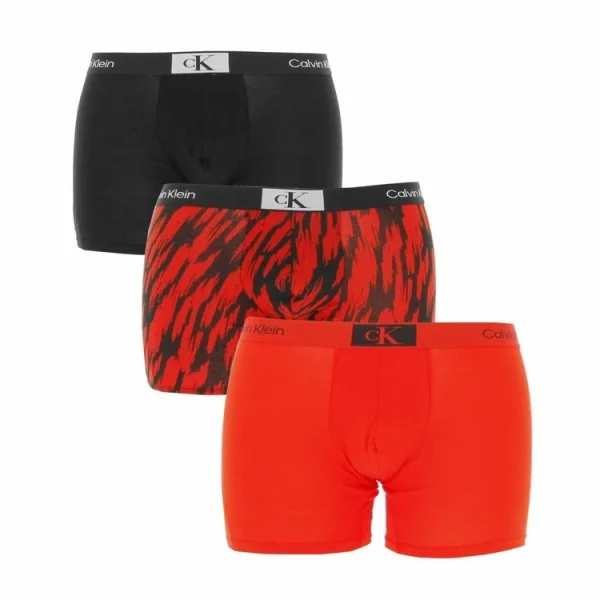 soldes de Noël Calvin Klein Boxer Calvin Klein Boxer Brief 3pk Rouge 7-860 1