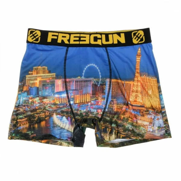 mode FREEGUN Boxer Bleu/Jaune Homme Freegun Vegas 1