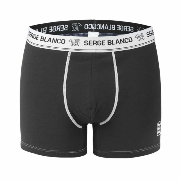 marques de renommée SERGE BLANCO Lot De 2 Boxers Coton Homme Avec Surpiqûres Class 6