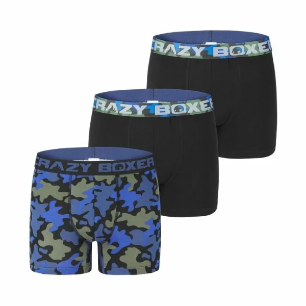 CRAZY BOXERS Boxer Homme Coton Bio Gots Camo Boutique 1