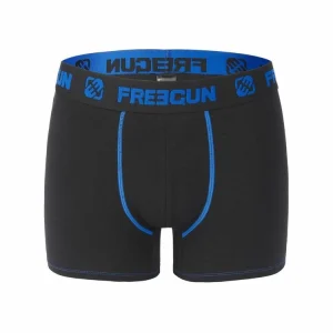 FREEGUN Lot De 3 Boxers Homme Coton Bleu en solde 13