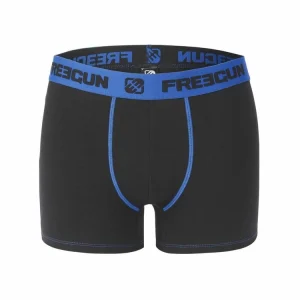 FREEGUN Lot De 3 Boxers Homme Coton Bleu en solde 15