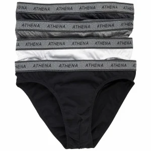 destockage Athena Lot De 4 Slips Homme Eco Pack 10