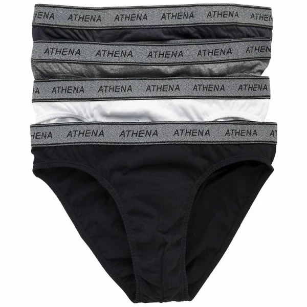 destockage Athena Lot De 4 Slips Homme Eco Pack 3