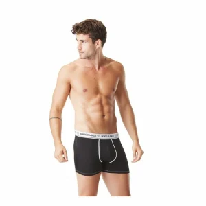 bas prix SERGE BLANCO Lot De 4 Boxers Coton Homme Avec Surpiqûres Class 12