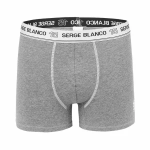 bas prix SERGE BLANCO Lot De 4 Boxers Coton Homme Avec Surpiqûres Class 14