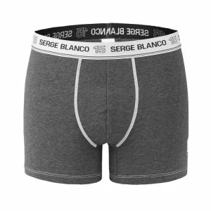 bas prix SERGE BLANCO Lot De 4 Boxers Coton Homme Avec Surpiqûres Class 16