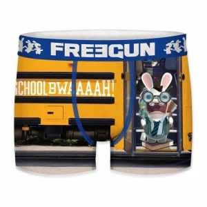 vente en ligne pas cher FREEGUN Lot De 4 Boxers Homme Lapins Crétins 12