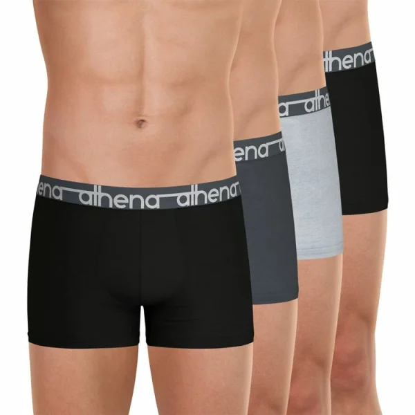 Athena Lot De 4 Boxers Homme Easy Jean meilleur cadeau 6