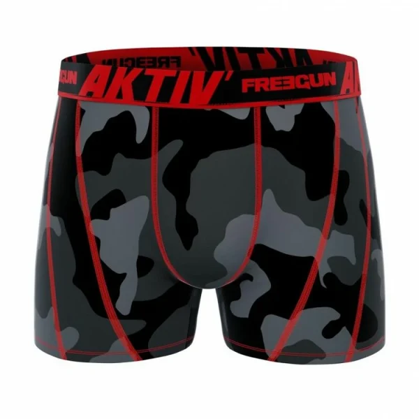 FREEGUN Lot De 6 Boxers Coton Homme AKTIV Sport garantie de qualité 5