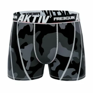 FREEGUN Lot De 6 Boxers Coton Homme AKTIV Sport garantie de qualité 18