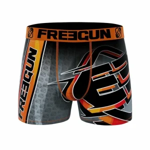 Nouvelle tendance FREEGUN Lot De 5 Boxers Microfibre Homme Racing 12