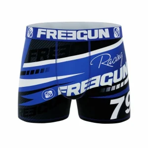 Nouvelle tendance FREEGUN Lot De 5 Boxers Microfibre Homme Racing 16