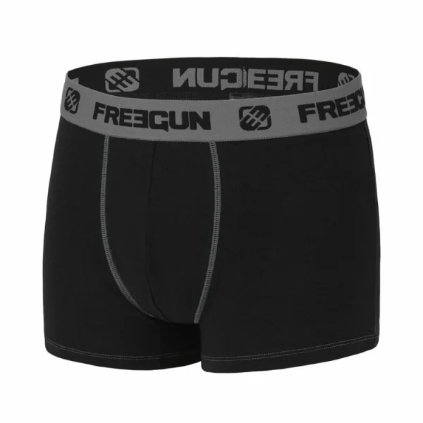 FREEGUN Lot De 6 Boxers Coton Homme Uni Pas Cher Magasin Soldes 5