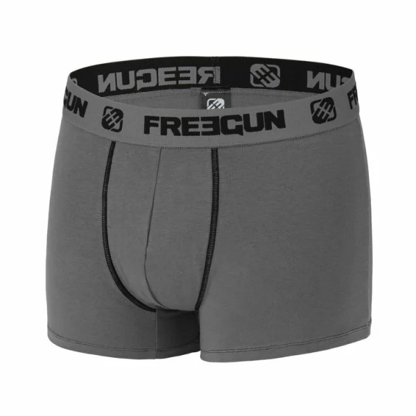 FREEGUN Lot De 6 Boxers Coton Homme Uni Pas Cher Magasin Soldes 6