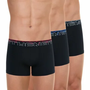 achetez pas cher Athena Lot De 3 Boxers Homme Black 16