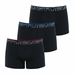 achetez pas cher Athena Lot De 3 Boxers Homme Black 18