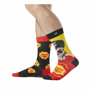 Retour Gratuit CAPSLAB Paire De Chaussettes De Ville Chupa Chups Sku 9