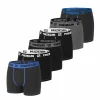 ﻿soldes FREEGUN Lot De 6 Boxers Coton Homme Uni 20