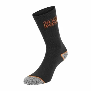 Neuve avec étiquette Black & Decker Lot De 6 Paires De Chaussettes Hautes De Travail TEK 14