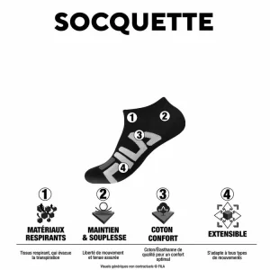 FILA Lot De 6 Paires De Chaussettes Socquettes Homme 9199 boutique en ligne 10