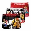 achat pas cher FREEGUN Lot De 3 Boxers Homme Mario Kart 7