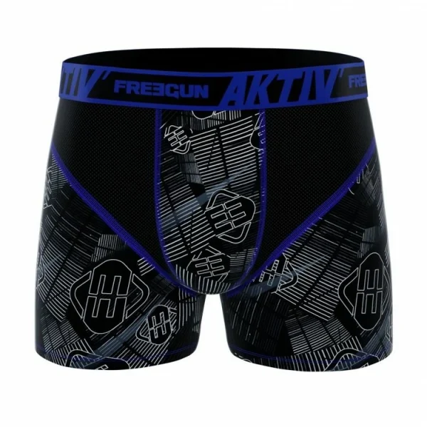 jusqu'à FREEGUN Lot De 4 Boxers Homme Aktiv Sport Lifestyle 6