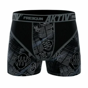 jusqu'à FREEGUN Lot De 4 Boxers Homme Aktiv Sport Lifestyle 18