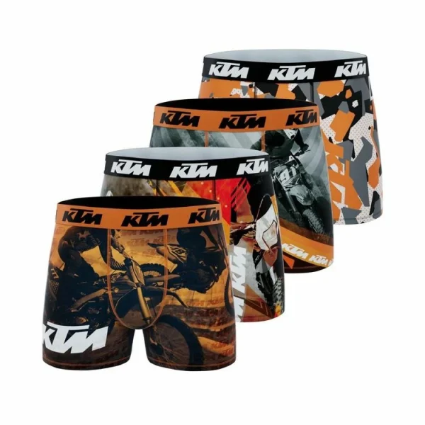 qualité d’originales KTM Lot De 4 Boxers Homme Ktm Imprimé 1