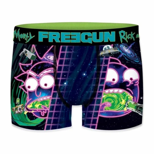 nouvelle saison FREEGUN Lot De 4 Boxers Homme Rick And Morty G1 4